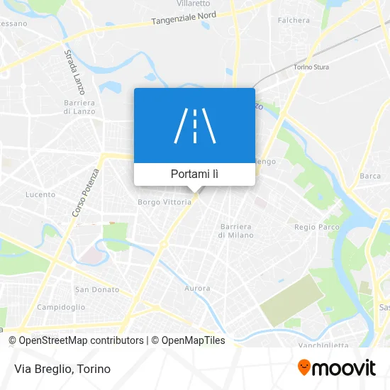 Mappa Via Breglio