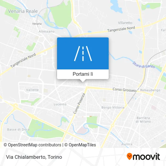 Mappa Via Chialamberto