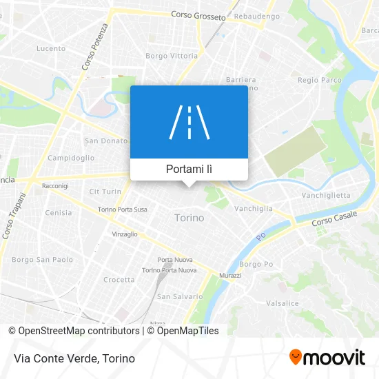 Mappa Via Conte Verde