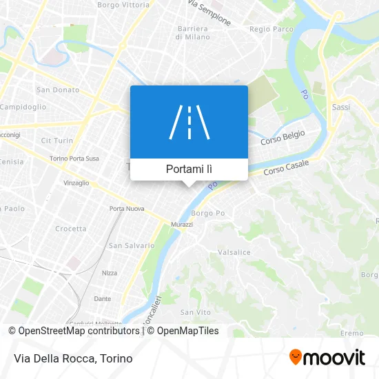 Mappa Via Della Rocca
