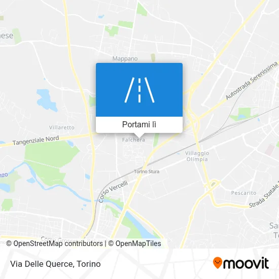 Mappa Via Delle Querce