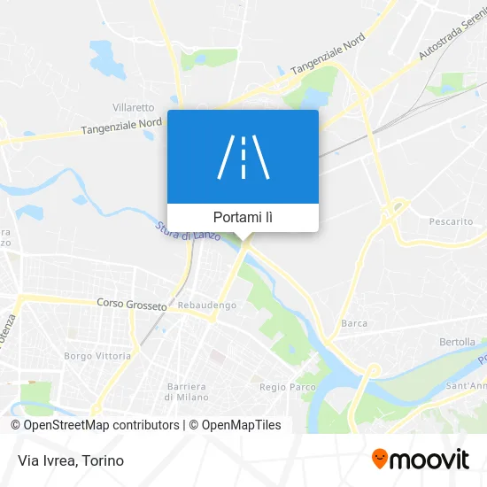 Mappa Via Ivrea