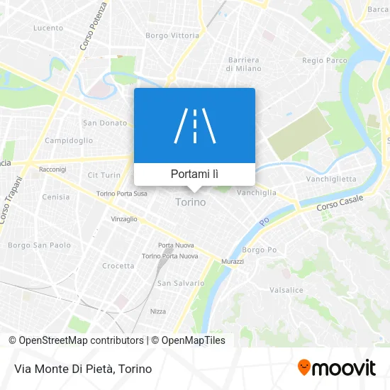 Mappa Via Monte Di Pietà