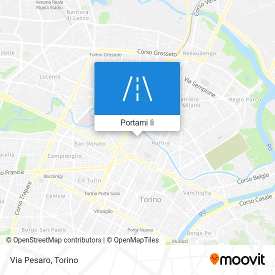 Mappa Via Pesaro