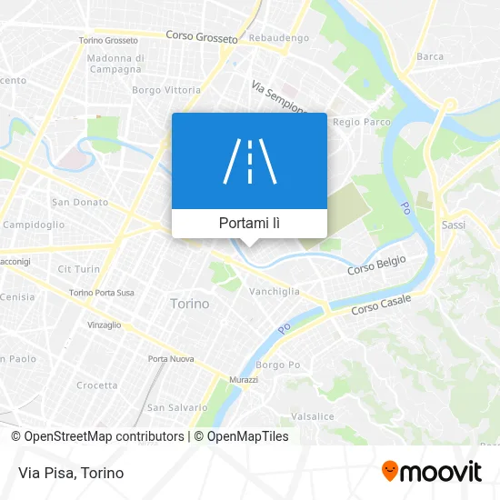 Mappa Via Pisa