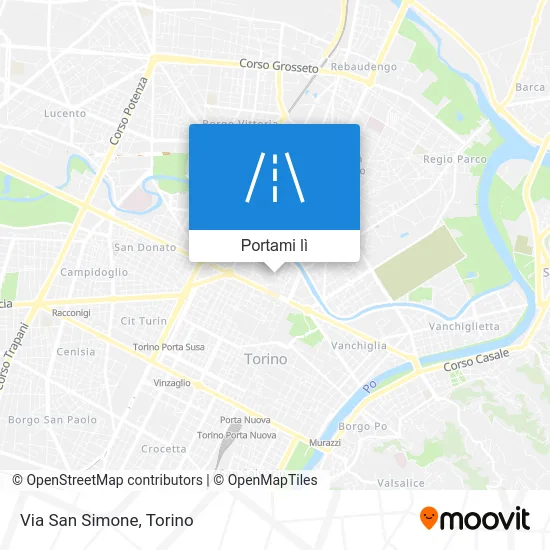 Mappa Via San Simone
