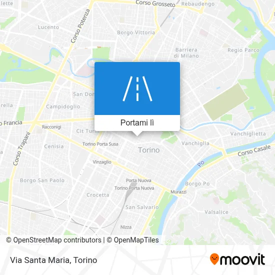 Mappa Via Santa Maria