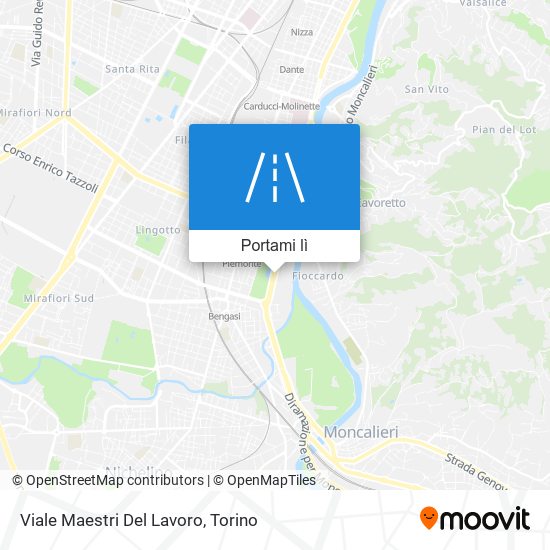 Come arrivare a Viale Maestri Del Lavoro Torino in bus metro o treno