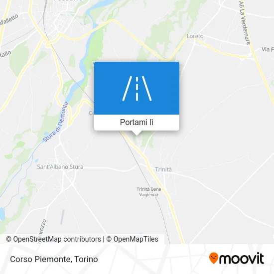 Mappa Corso Piemonte