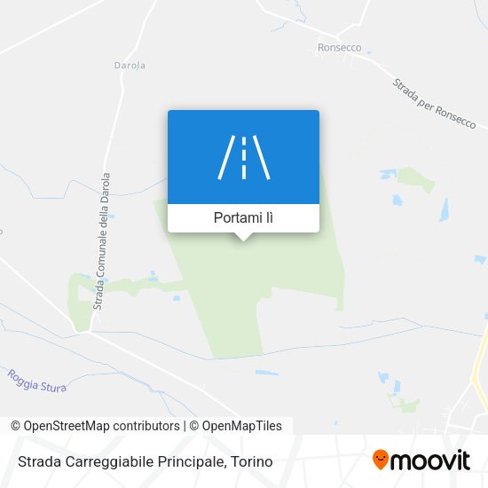 Mappa Strada Carreggiabile Principale