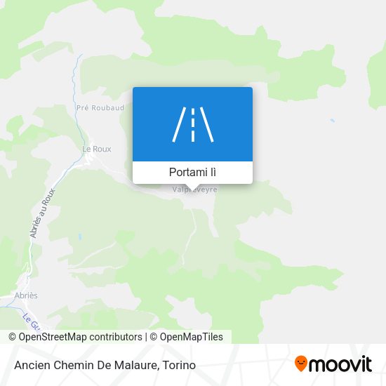 Mappa Ancien Chemin De Malaure