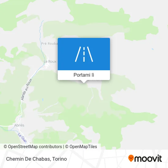 Mappa Chemin De Chabas