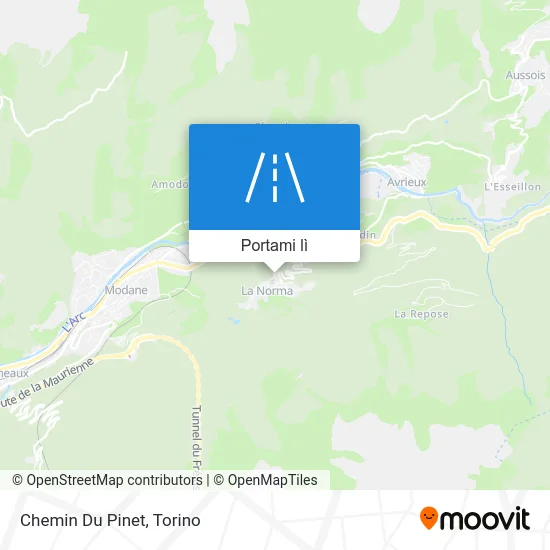 Mappa Chemin Du Pinet