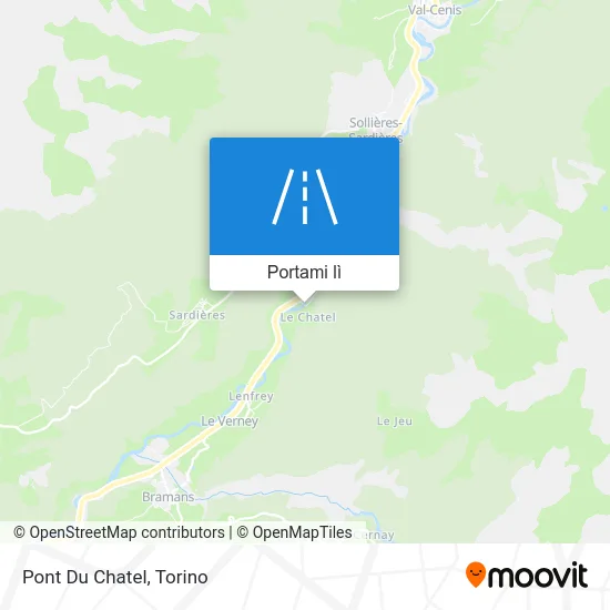 Mappa Pont Du Chatel
