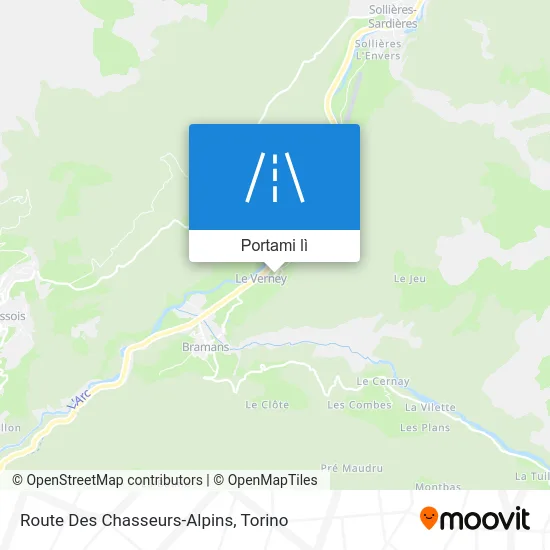Mappa Route Des Chasseurs-Alpins