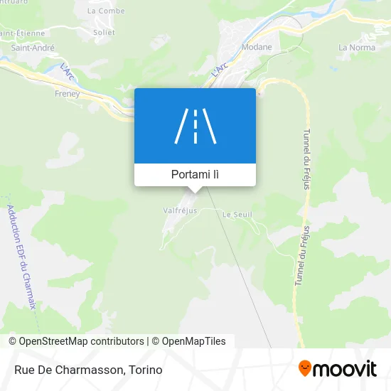 Mappa Rue De Charmasson