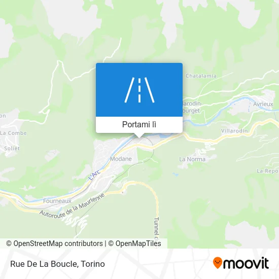 Mappa Rue De La Boucle