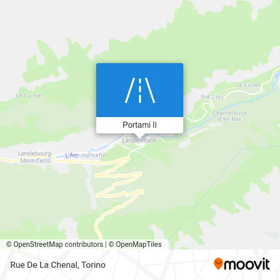 Mappa Rue De La Chenal