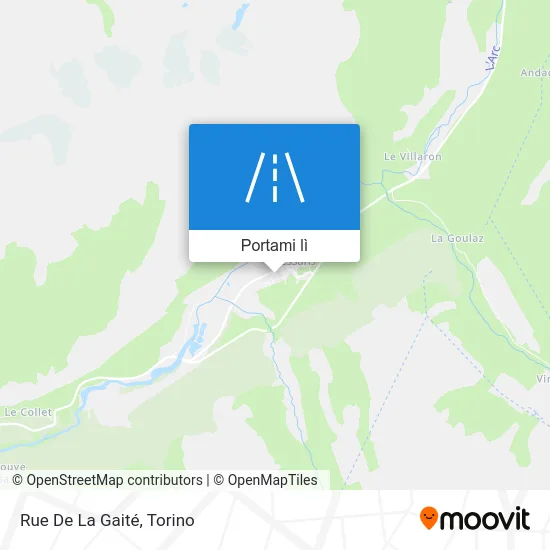 Mappa Rue De La Gaité