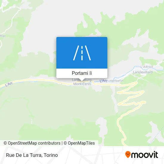 Mappa Rue De La Turra