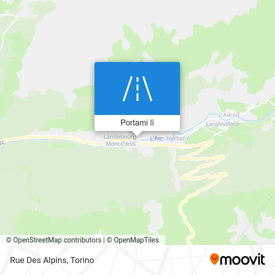 Mappa Rue Des Alpins