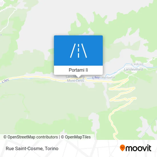 Mappa Rue Saint-Cosme