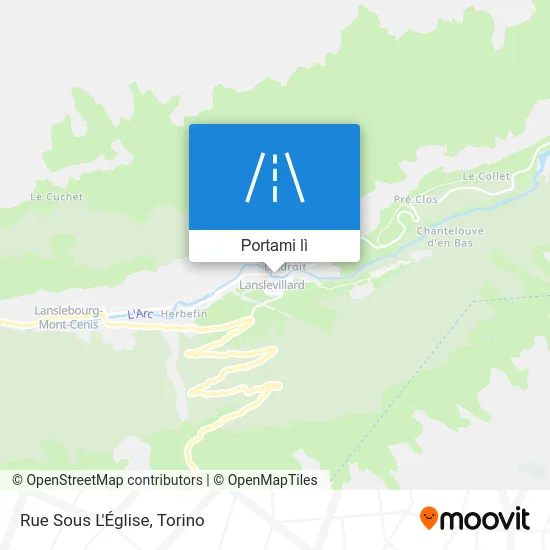 Mappa Rue Sous L'Église