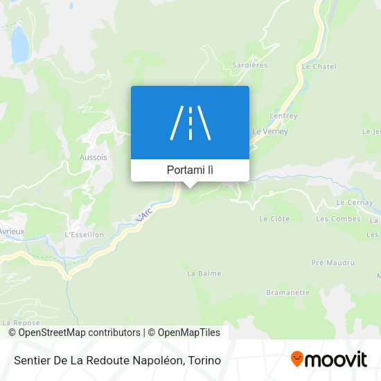 Mappa Sentier De La Redoute Napoléon