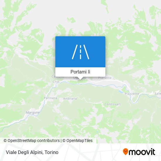 Mappa Viale Degli Alpini