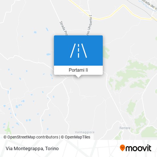 Mappa Via Montegrappa