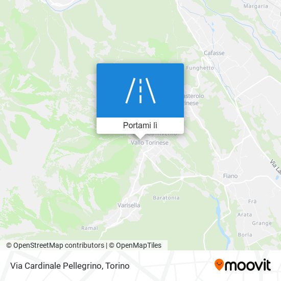 Mappa Via Cardinale Pellegrino