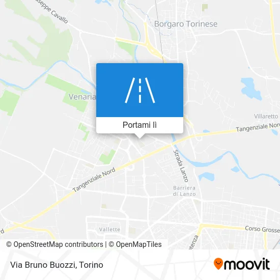 Mappa Via Bruno Buozzi