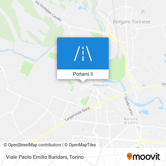 Mappa Viale Paolo Emilio Buridani