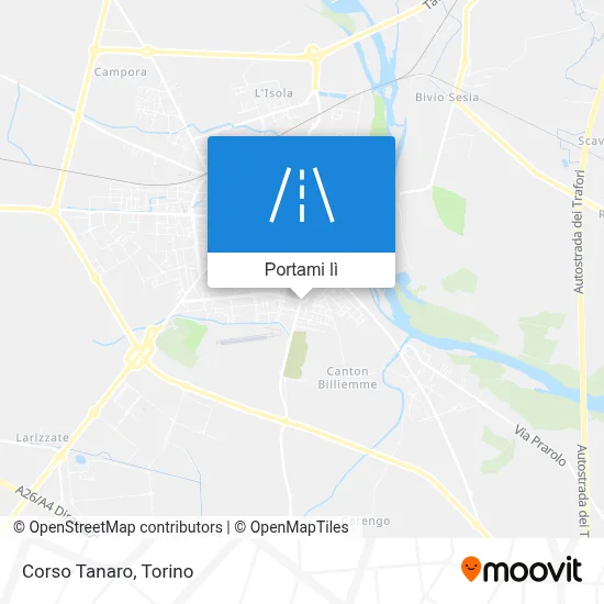 Mappa Corso Tanaro