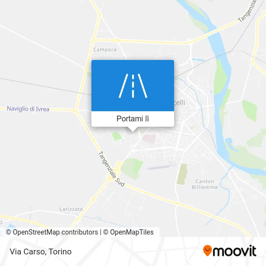 Mappa Via Carso
