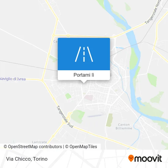 Mappa Via Chicco