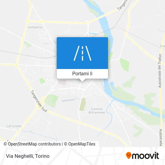 Mappa Via Neghelli