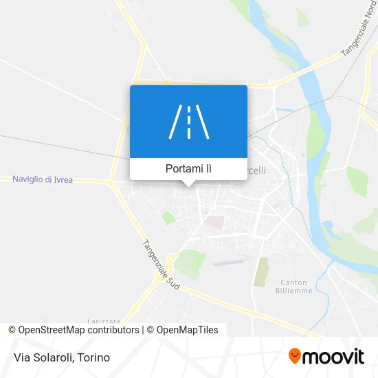 Mappa Via Solaroli