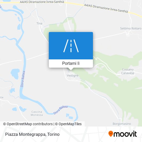 Mappa Piazza Montegrappa