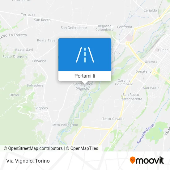 Mappa Via Vignolo