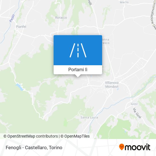 Mappa Fenogli - Castellaro