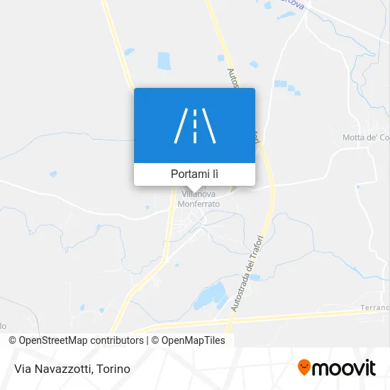 Mappa Via Navazzotti