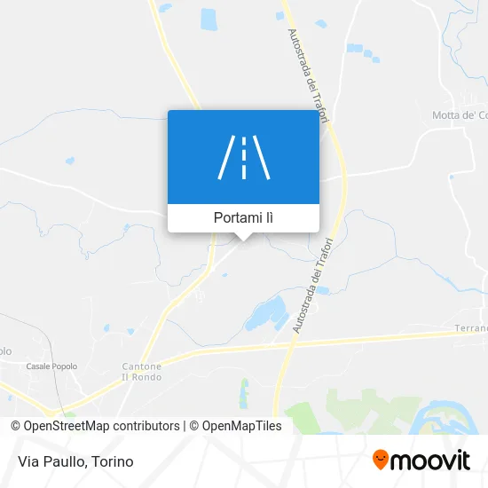 Mappa Via Paullo