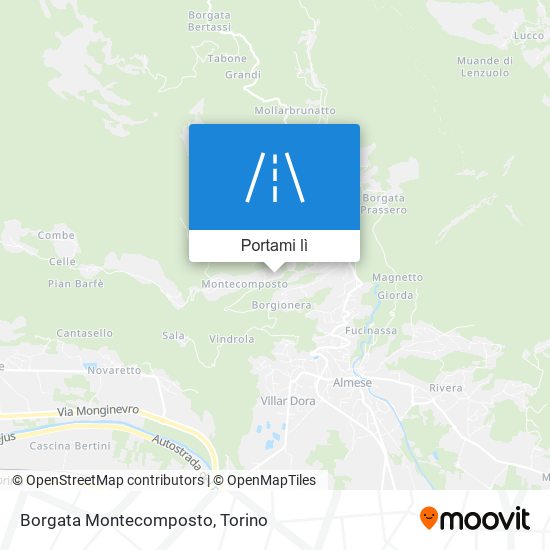 Mappa Borgata Montecomposto