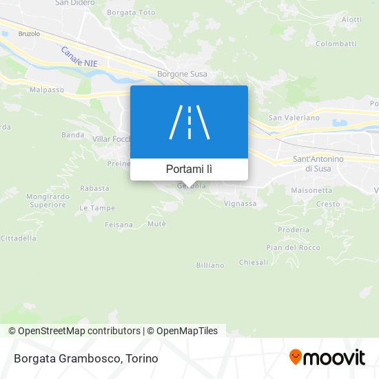 Mappa Borgata Grambosco