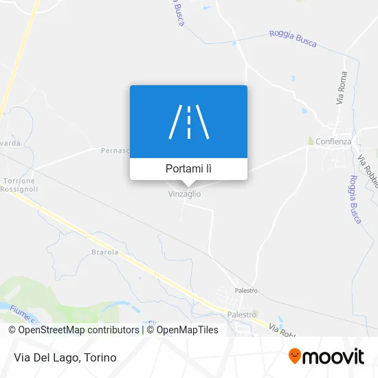 Mappa Via Del Lago