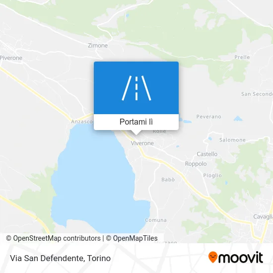 Mappa Via San Defendente