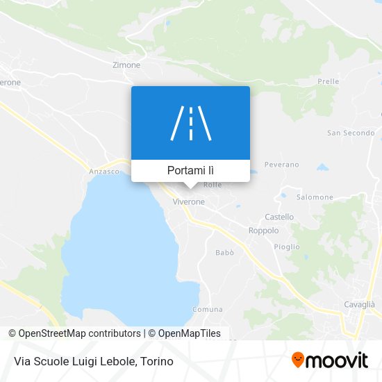 Mappa Via Scuole Luigi Lebole