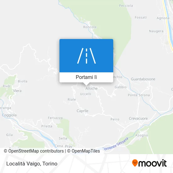 Mappa Località Vaigo