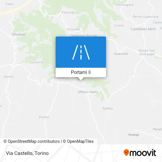 Mappa Via Castello